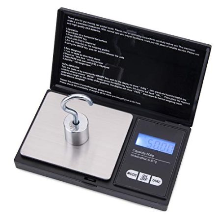 Digital Pocket Scale,Mafiti Mini Scale, 500g/0.01g Digital Scale,Tare Function,Digital Scale for Coffee, Weed, Jewelry, Medicine
