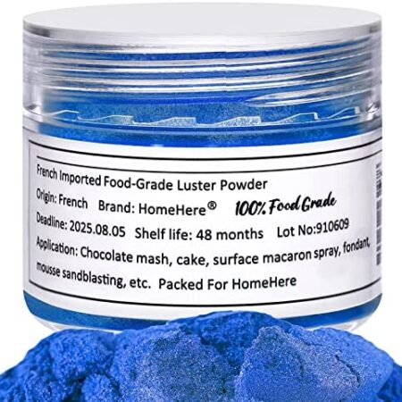 HomeHere Blue Luster Dust Edible Cake Blue Dust (7g) (Blue)